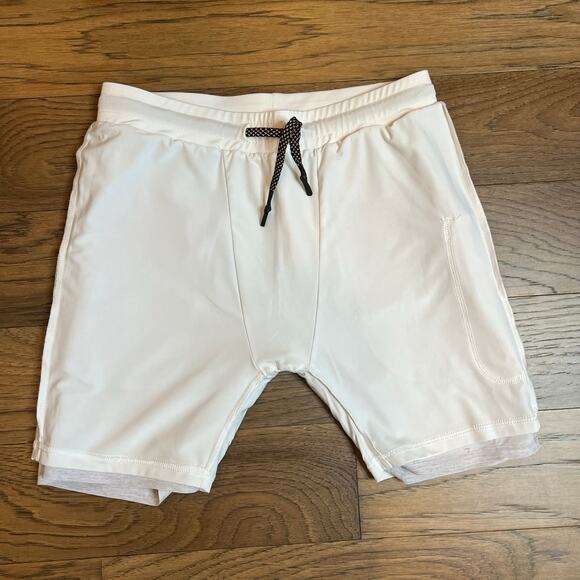 RAWGEAR Men's Athletic Training Shorts Heather Gray Zipper Pockets Gym Workout - Picture 7 of 10